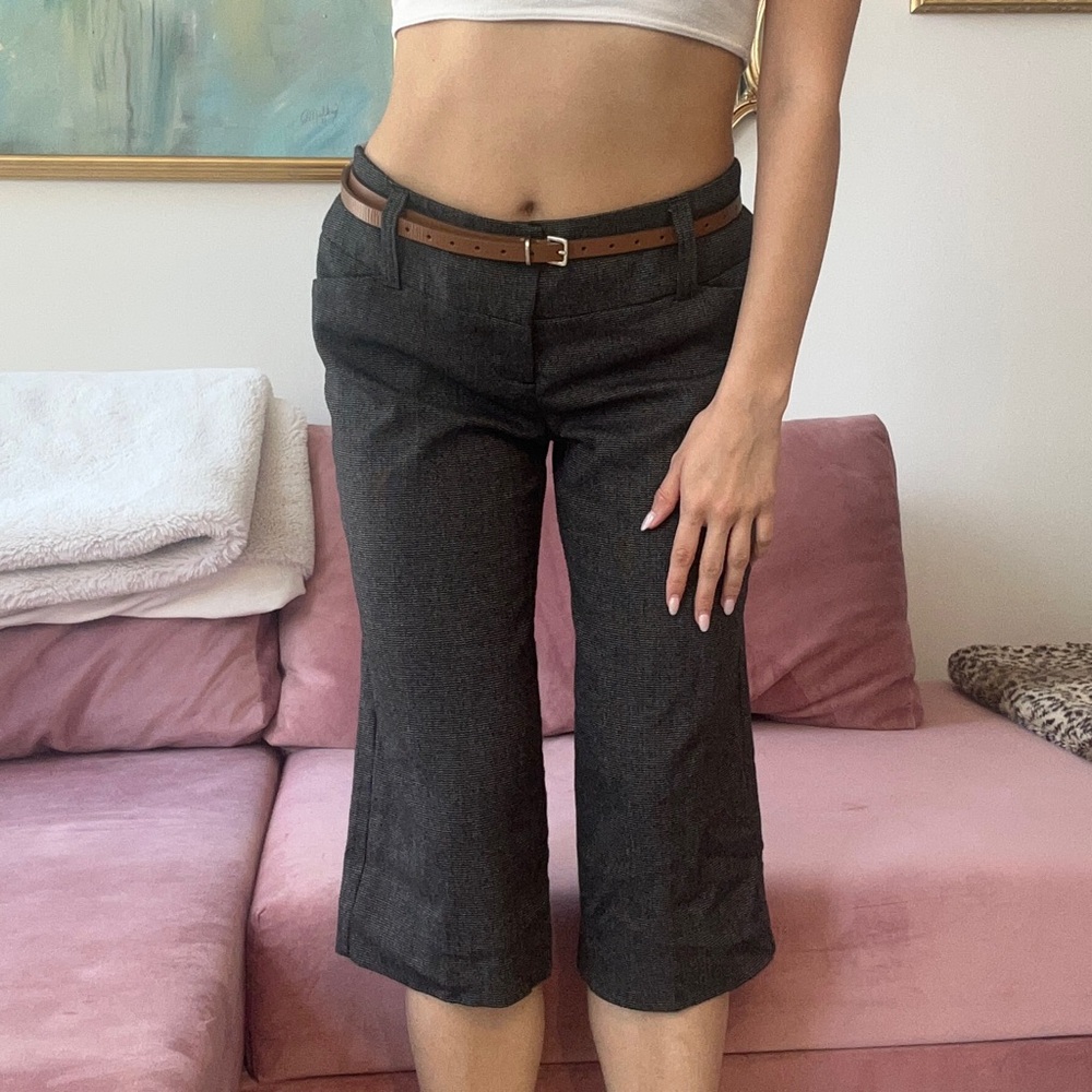 Y2K Office Siren Dress Pant Capris